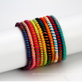 colorful Bohemian style bracelet hand woven thread bracelet